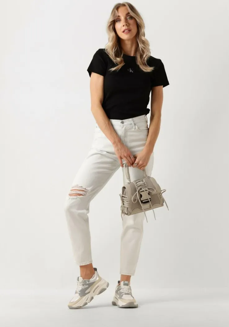 witte calvin klein mom jeans mom jean