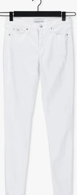 CALVIN KLEIN te skinny jeans mid rise skinny><noscript><img width=