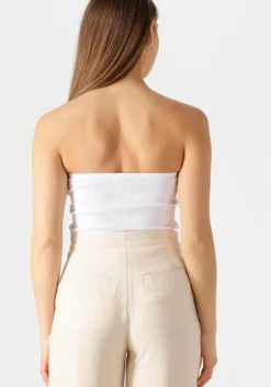 CALVIN KLEIN te top woven label rib sleeveless top><noscript><img width=