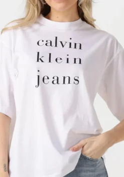CALVIN KLEIN te t-shirt ss ckj logo tee><noscript><img width=