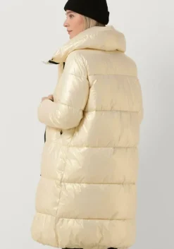 witte canadian gewatteerde jas nylon madeperla