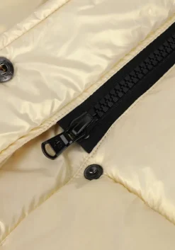 witte canadian gewatteerde jas nylon madeperla