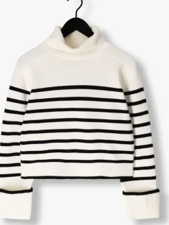 witte co'couture coltrui mero crop stripe knit
