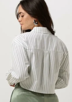 COLOURFUL REBEL te blouses aliya striped cropped blouse><noscript><img width=