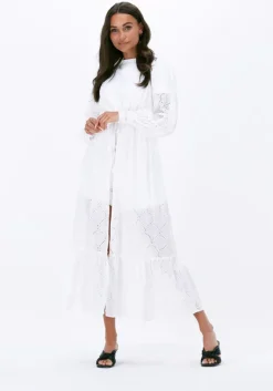 COLOURFUL REBEL te maxi jurk sandy broderie anglaise maxi kimono dress>DAMES Jurken