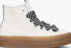 witte converse hoge sneakers chuck taylor all star hi vintage