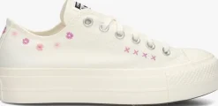 witte converse lage sneakers chuck taylor all star lift ox