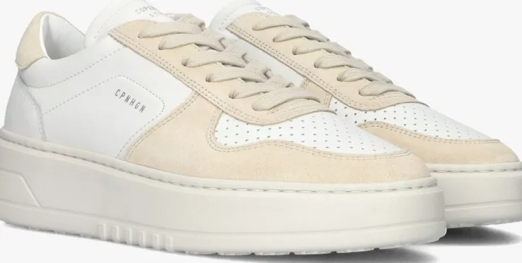 witte copenhagen studios lage sneakers cph77