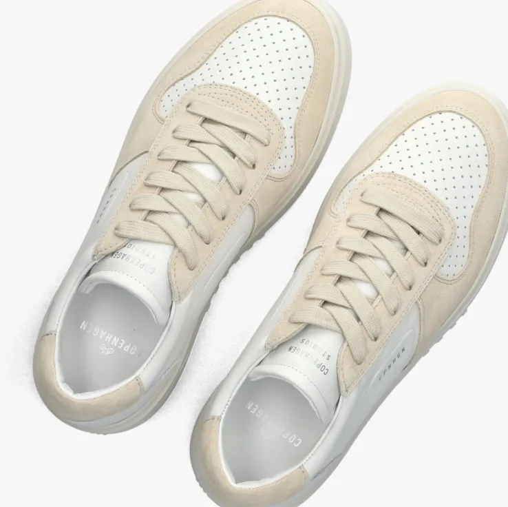 witte copenhagen studios lage sneakers cph77