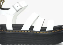 witte dr martens sandalen blaire quad