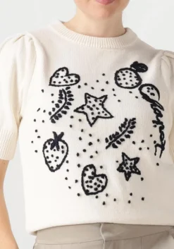 FABIENNE CHAPOT te trui edo short sleeve pullover><noscript><img width=