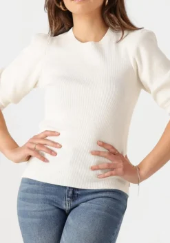 witte fabienne chapot trui lillian short sleeve pullover