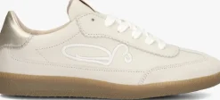 witte fred de la bretoniere lage sneakers pearl sign