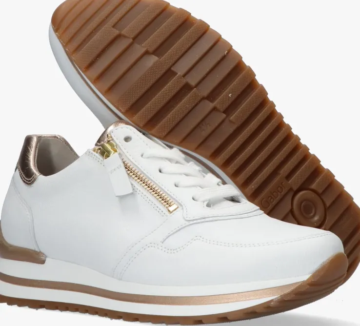witte gabor lage sneakers 528