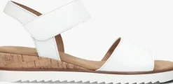 witte gabor sandalen met hak 750.2