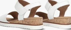witte gabor sandalen met hak 750.2