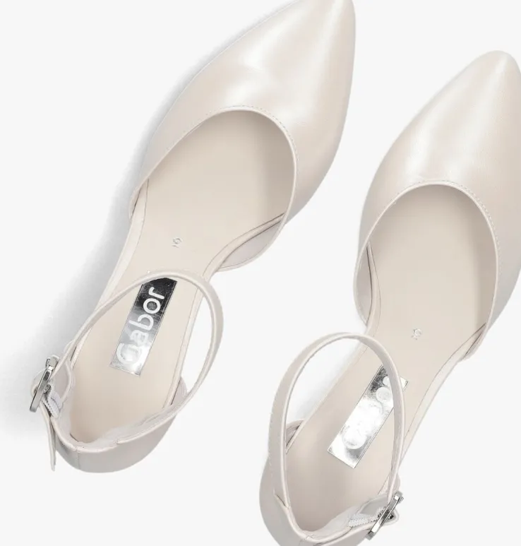 witte gabor sandalen met hak 340