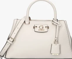 GUESS te handtas nastra society satchel>DAMES Handtassen