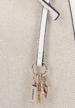 witte guess schoudertas anadela 3 comp satchel