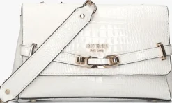 witte guess schoudertas silvye convertible xbody flap