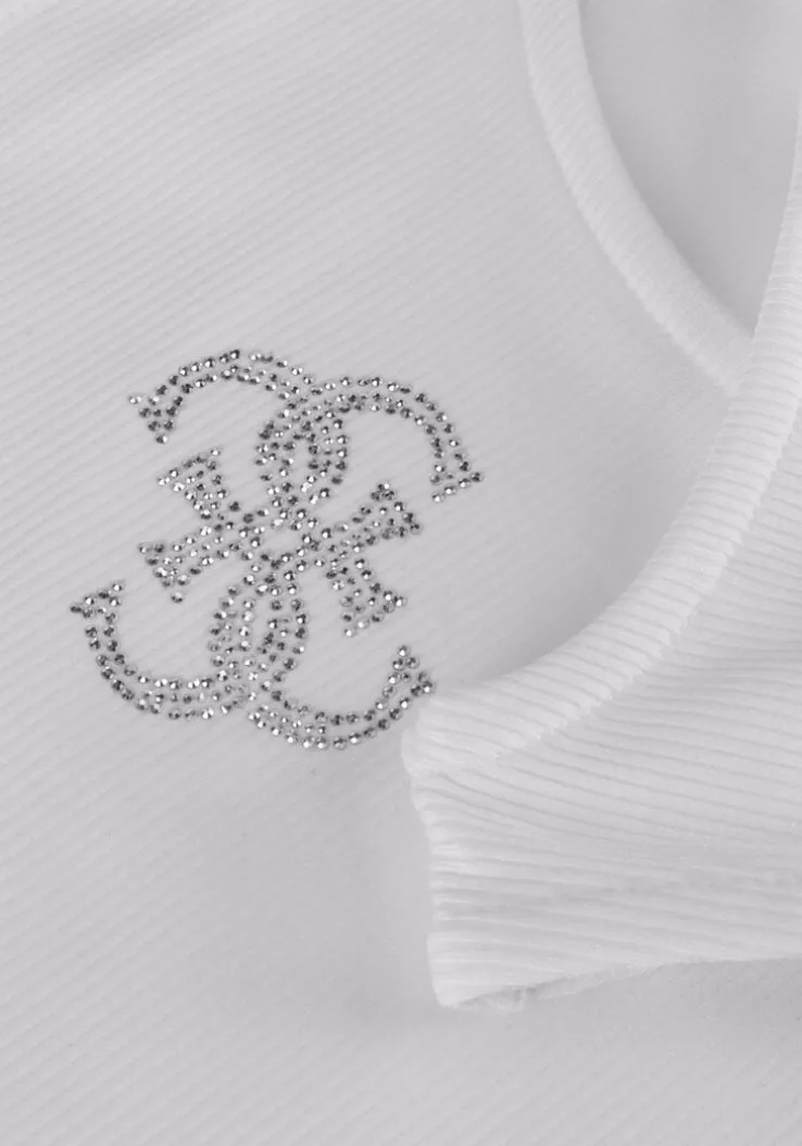 witte guess top sl round neck gwendalina top