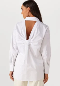 HAUTE L'AMITIÉ te haute l'amitié blouses twist bow shirt>DAMES Blouses