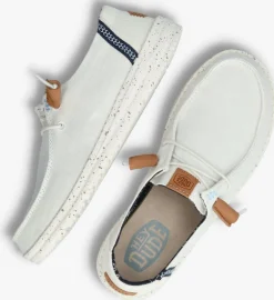 HEYDUDE te instappers wendy washed canvas><noscript><img width=