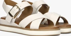witte inuovo platte sandalen 113117