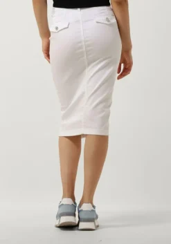 witte liu jo midirok colar snug fantasy t.p. skirt