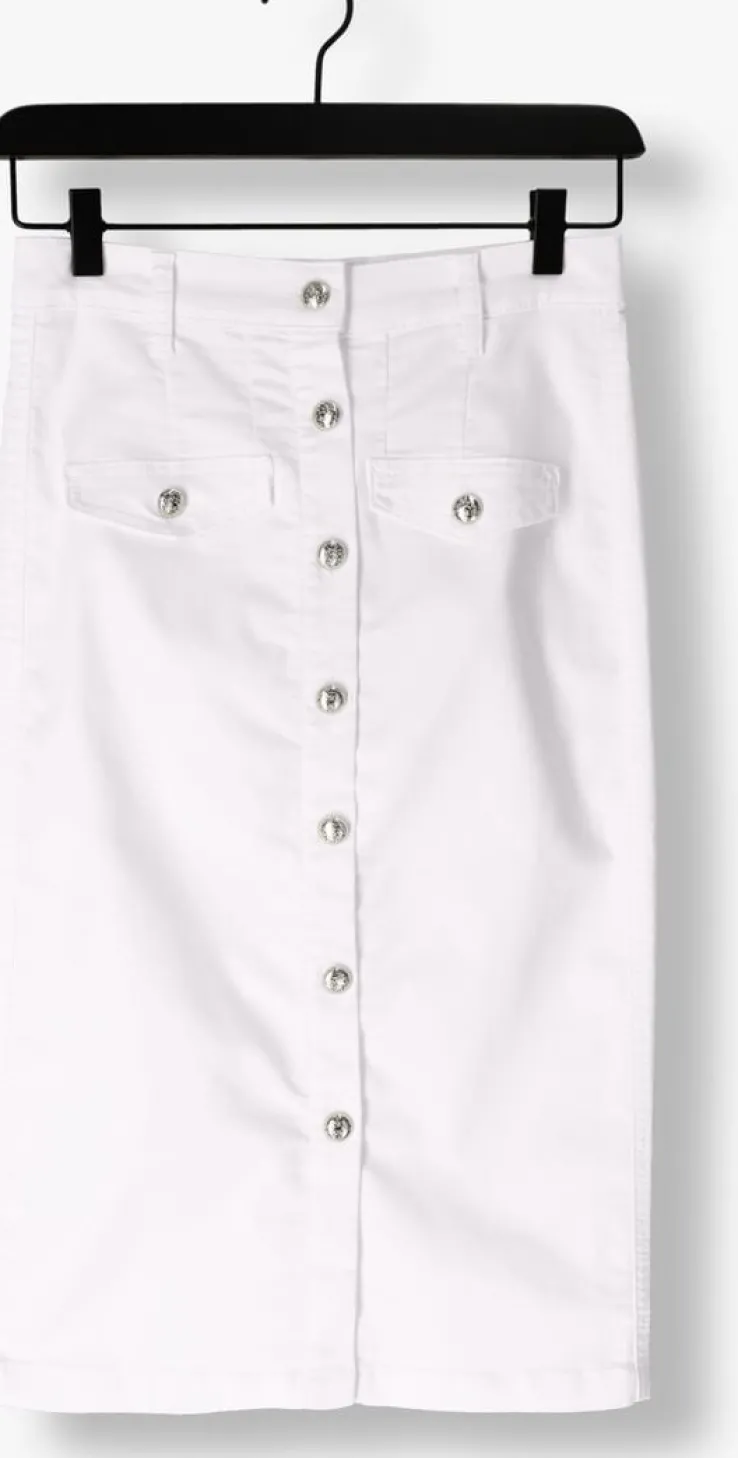 witte liu jo midirok colar snug fantasy t.p. skirt