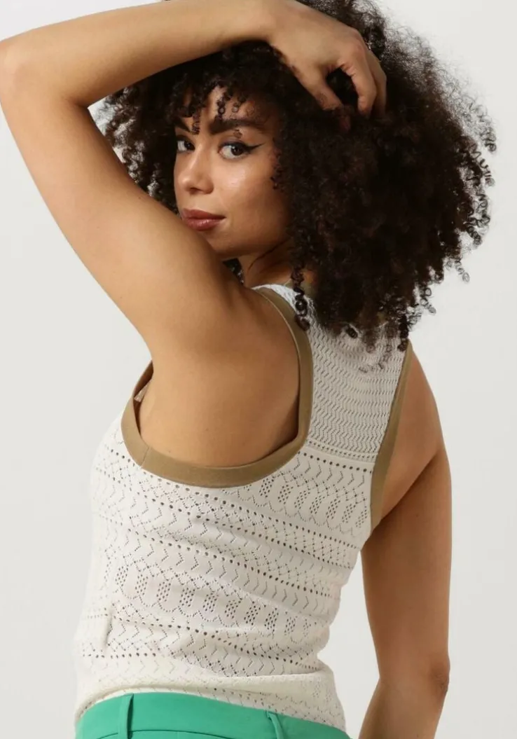 witte liu jo top crepe fancy lady