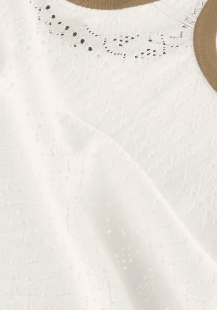 witte liu jo top crepe fancy lady