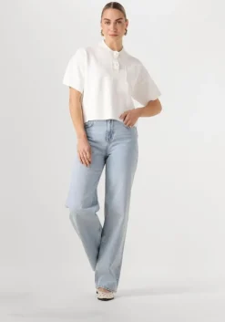 witte liu jo tops & t-shirts maglia chiusa m/l