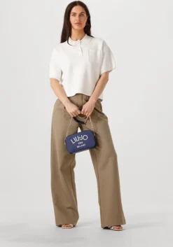 witte liu jo tops & t-shirts maglia chiusa m/l