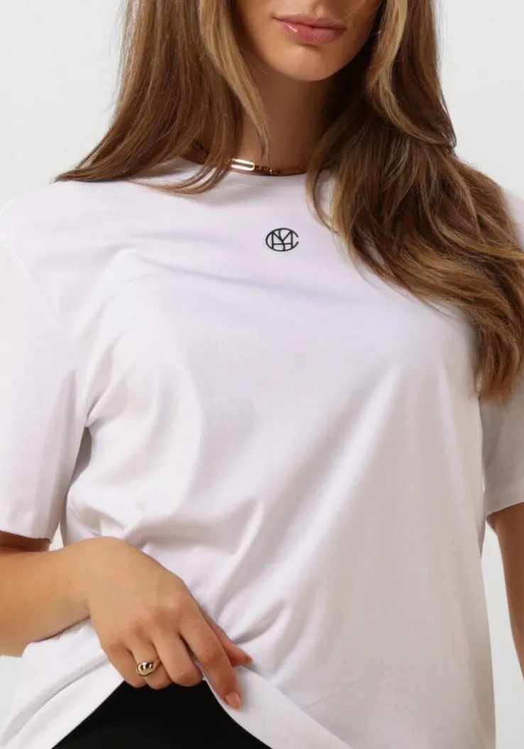 witte msch copenhagen t-shirt mschmelea icon tee