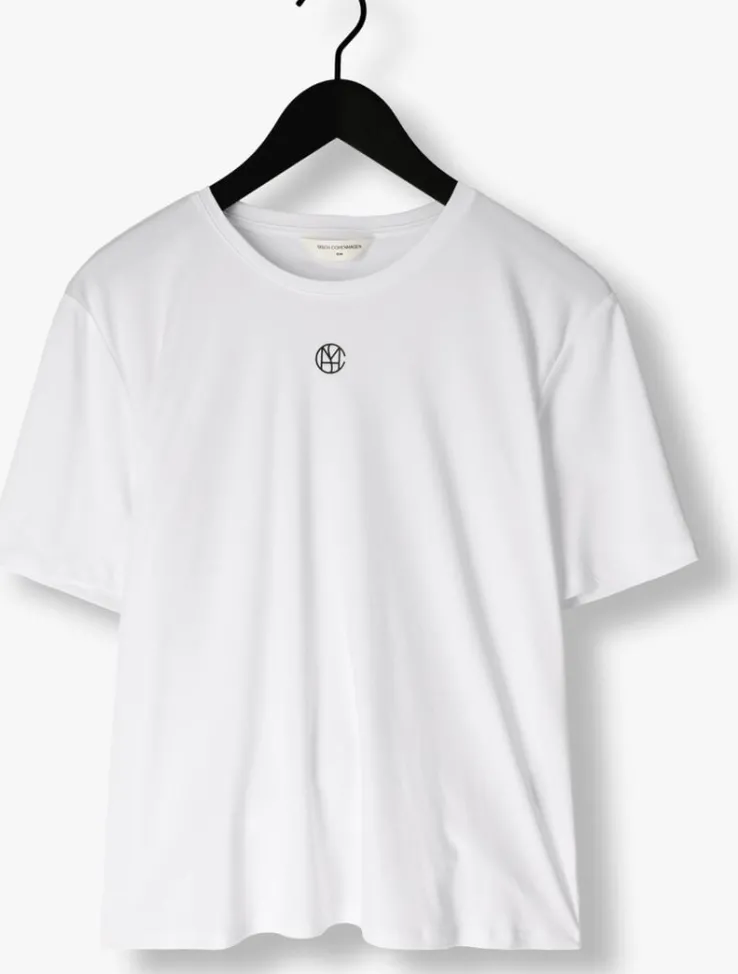 witte msch copenhagen t-shirt mschmelea icon tee