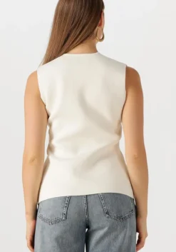 witte neo noir gilet sway smooth knit waistcoat