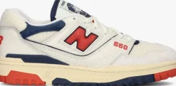 witte new balance lage sneakers bb550 m