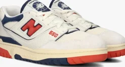 witte new balance lage sneakers bb550 m