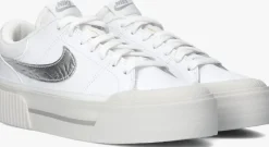 witte nike lage sneakers wmns court legacy lift