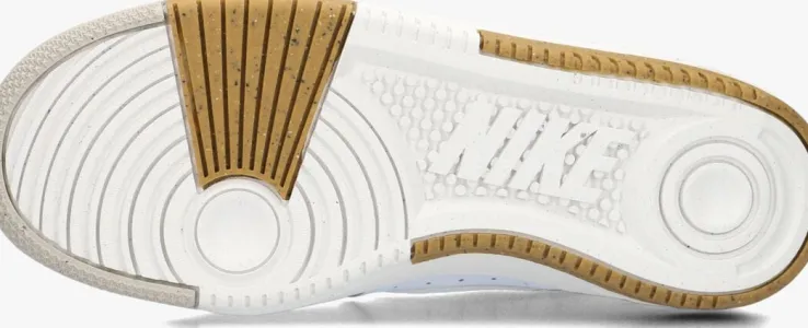 witte nike lage sneakers gamma force