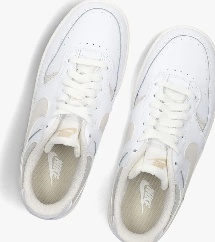 witte nike lage sneakers gamma force