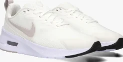 witte nike lage sneakers nike air max nuaxis