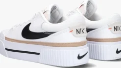 witte nike lage sneakers wmns court legacy lift