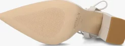 witte notre-v sandalen met hak 27105