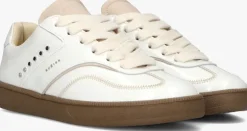 witte nubikk lage sneakers ray owen studs