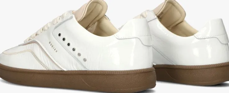 witte nubikk lage sneakers ray owen studs