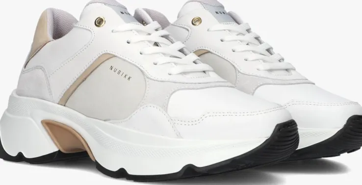 witte nubikk lage sneakers ross jaden