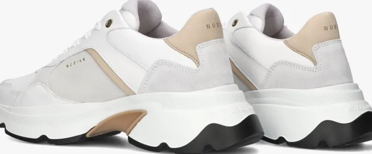 witte nubikk lage sneakers ross jaden