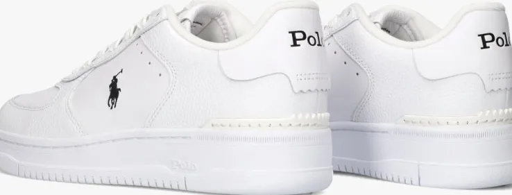 witte polo ralph lauren lage sneakers masters crt d
